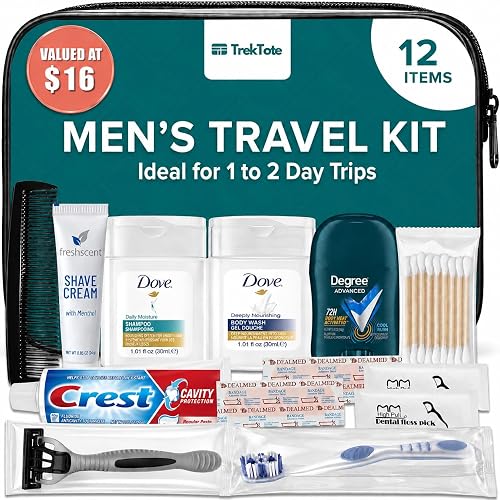 12-Piece Travel Kit Brand-Name Travel Sizes