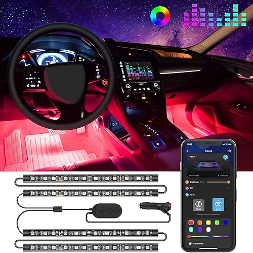 Govee Car LED Lights, RGB