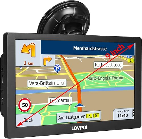 LOVPOI 9" Truck GPS